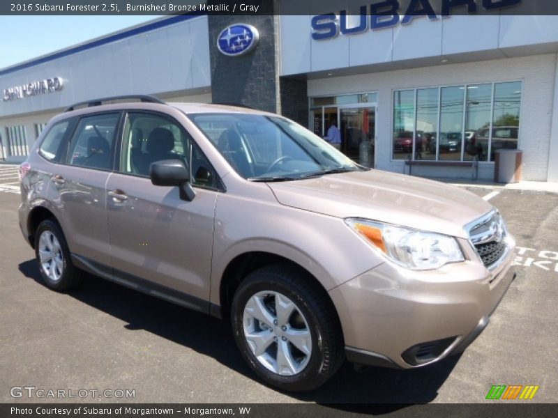 Burnished Bronze Metallic / Gray 2016 Subaru Forester 2.5i