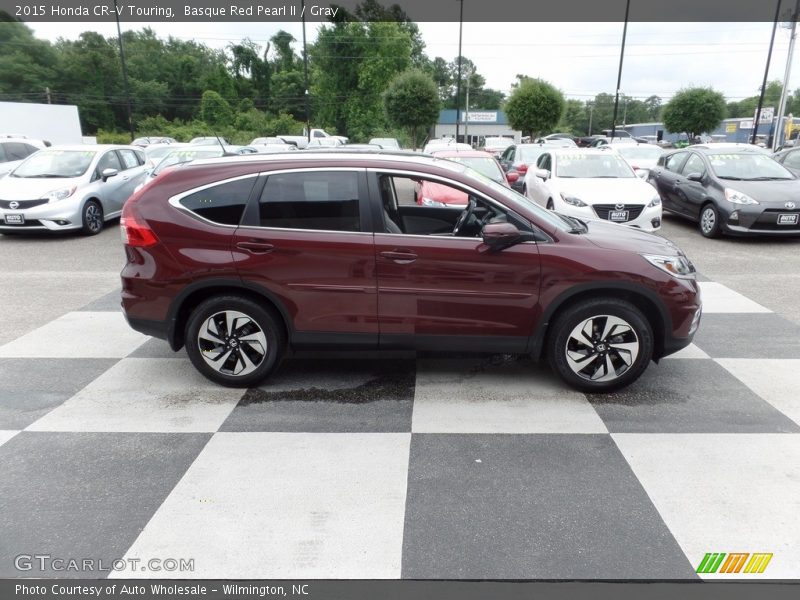 Basque Red Pearl II / Gray 2015 Honda CR-V Touring