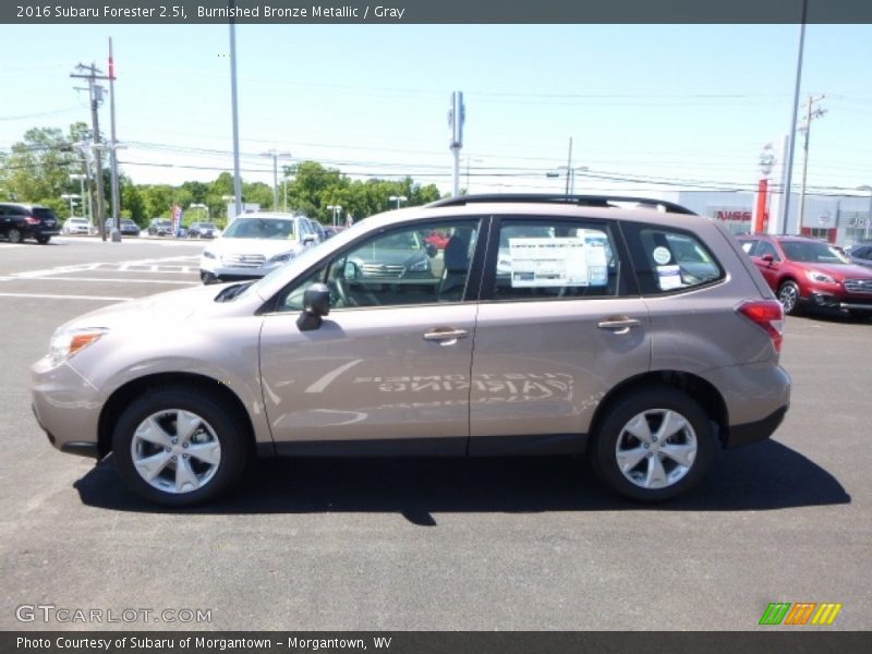 Burnished Bronze Metallic / Gray 2016 Subaru Forester 2.5i