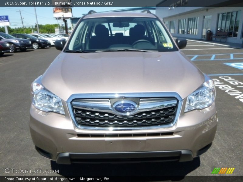 Burnished Bronze Metallic / Gray 2016 Subaru Forester 2.5i