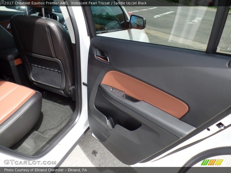 Iridescent Pearl Tricoat / Saddle Up/Jet Black 2017 Chevrolet Equinox Premier AWD