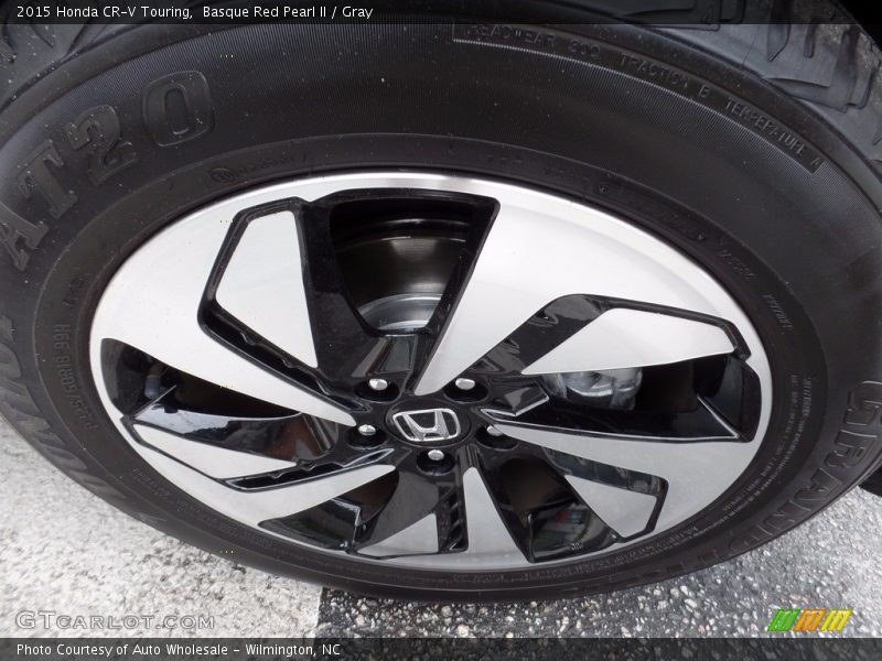 Basque Red Pearl II / Gray 2015 Honda CR-V Touring