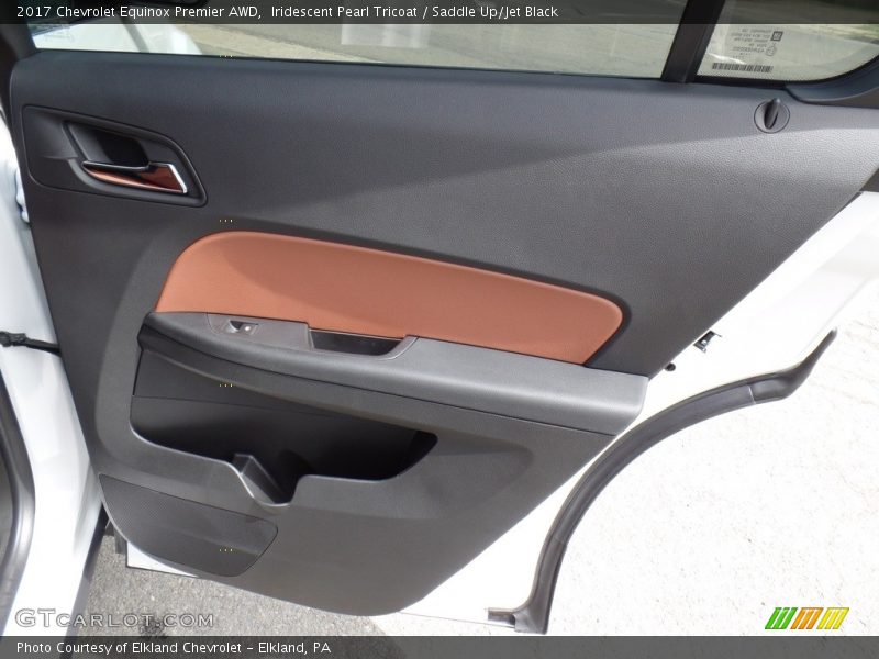 Iridescent Pearl Tricoat / Saddle Up/Jet Black 2017 Chevrolet Equinox Premier AWD