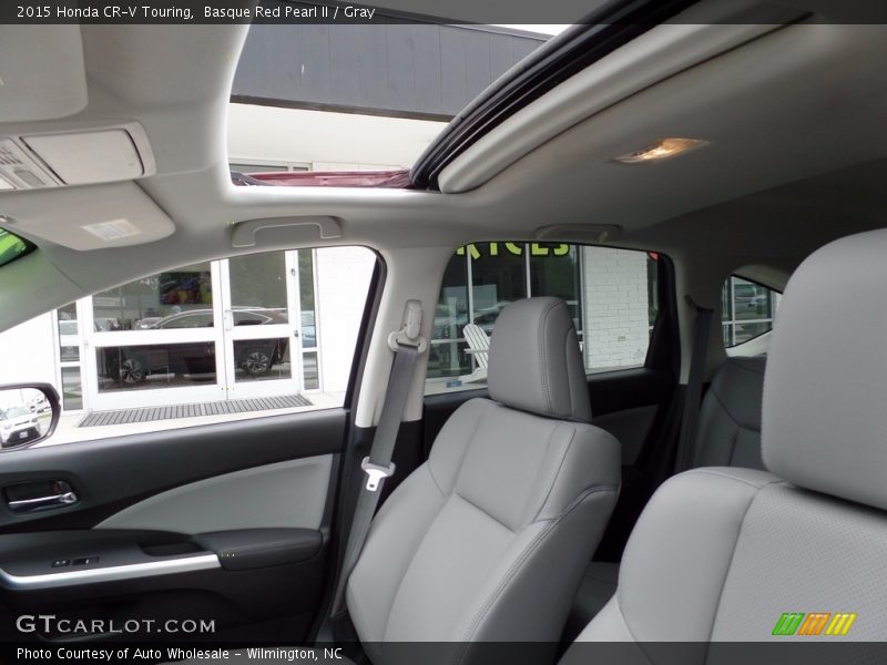 Basque Red Pearl II / Gray 2015 Honda CR-V Touring