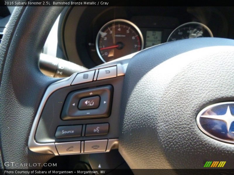 Burnished Bronze Metallic / Gray 2016 Subaru Forester 2.5i