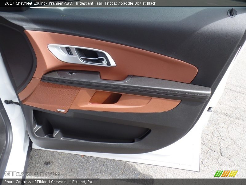Iridescent Pearl Tricoat / Saddle Up/Jet Black 2017 Chevrolet Equinox Premier AWD