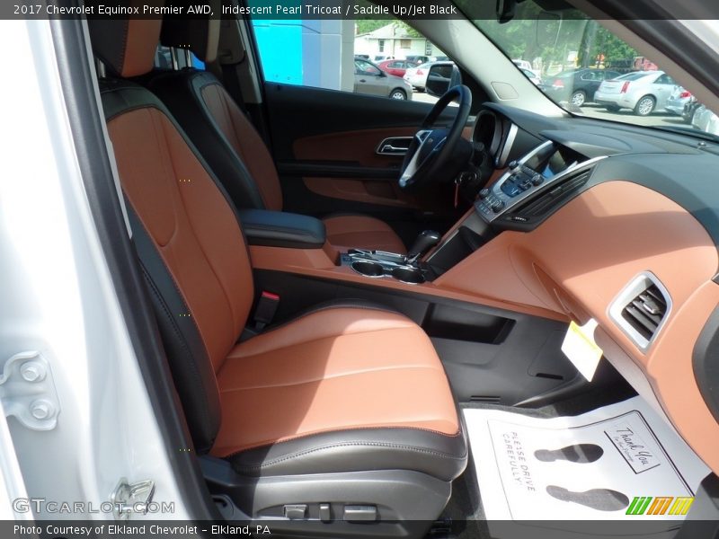 Iridescent Pearl Tricoat / Saddle Up/Jet Black 2017 Chevrolet Equinox Premier AWD