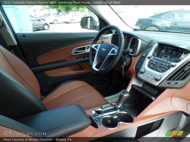 Iridescent Pearl Tricoat / Saddle Up/Jet Black 2017 Chevrolet Equinox Premier AWD