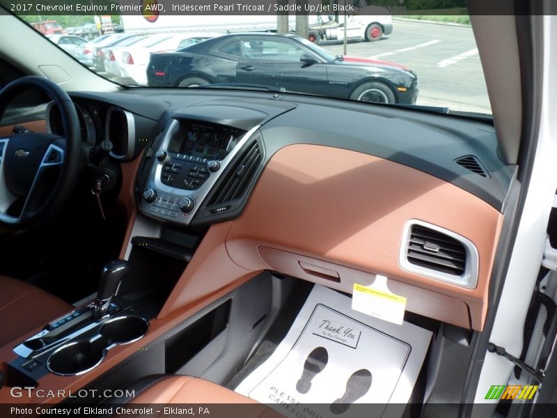 Iridescent Pearl Tricoat / Saddle Up/Jet Black 2017 Chevrolet Equinox Premier AWD