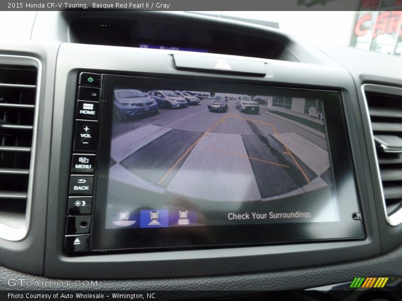 Basque Red Pearl II / Gray 2015 Honda CR-V Touring