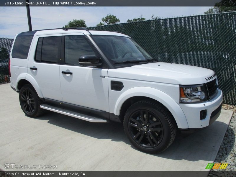 Fuji White / Ebony/Ebony 2016 Land Rover LR4 HSE