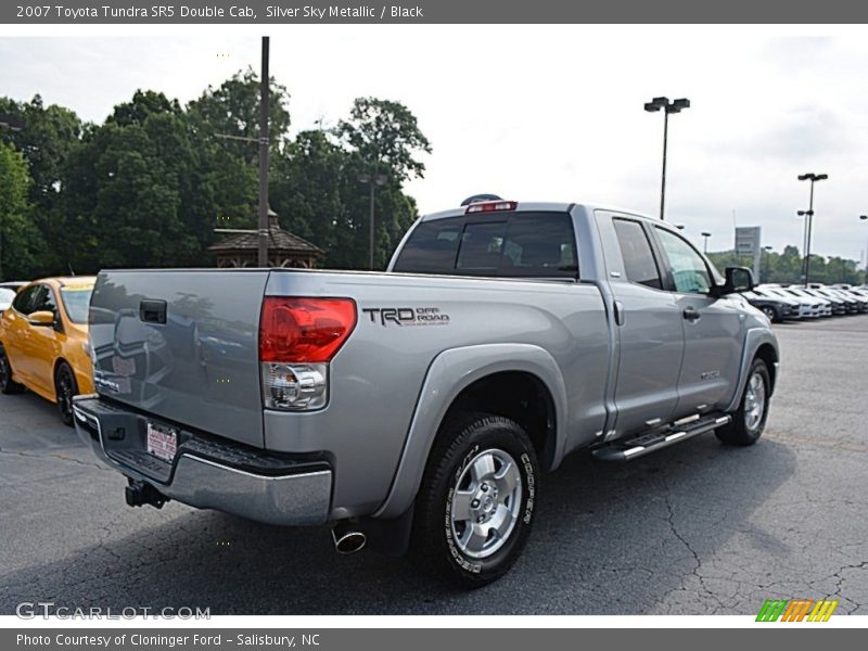 Silver Sky Metallic / Black 2007 Toyota Tundra SR5 Double Cab