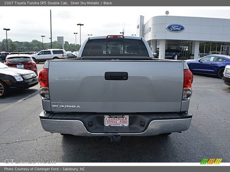 Silver Sky Metallic / Black 2007 Toyota Tundra SR5 Double Cab
