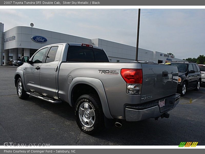 Silver Sky Metallic / Black 2007 Toyota Tundra SR5 Double Cab