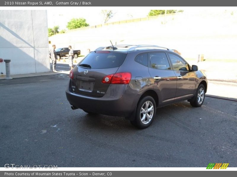 Gotham Gray / Black 2010 Nissan Rogue SL AWD