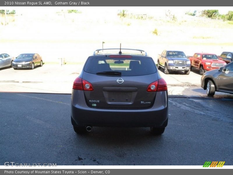 Gotham Gray / Black 2010 Nissan Rogue SL AWD