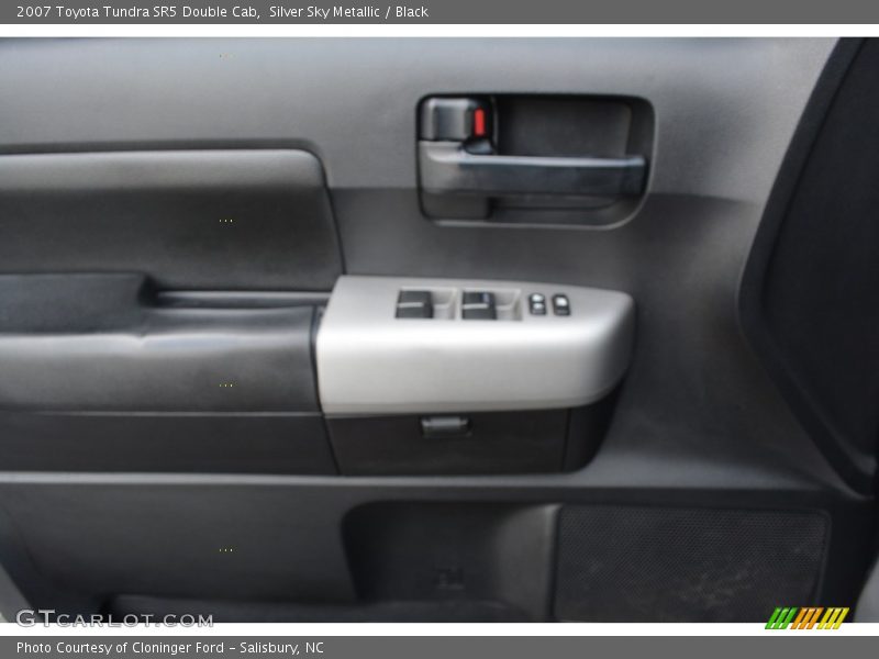 Silver Sky Metallic / Black 2007 Toyota Tundra SR5 Double Cab