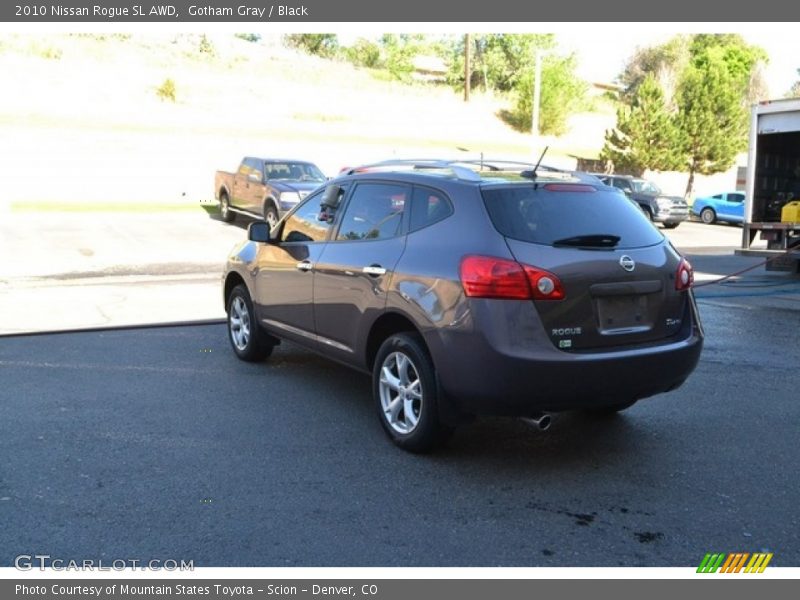Gotham Gray / Black 2010 Nissan Rogue SL AWD