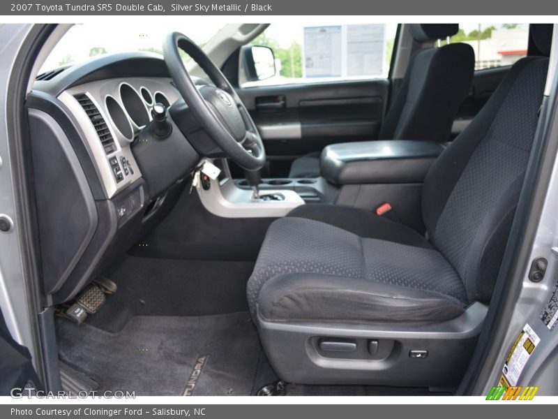 Silver Sky Metallic / Black 2007 Toyota Tundra SR5 Double Cab