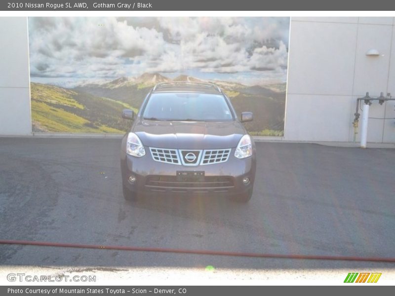 Gotham Gray / Black 2010 Nissan Rogue SL AWD
