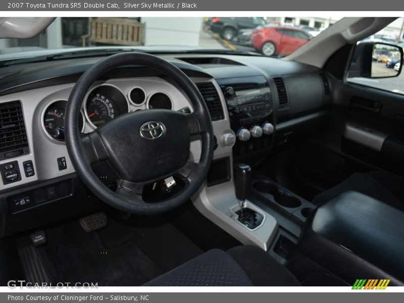 Silver Sky Metallic / Black 2007 Toyota Tundra SR5 Double Cab