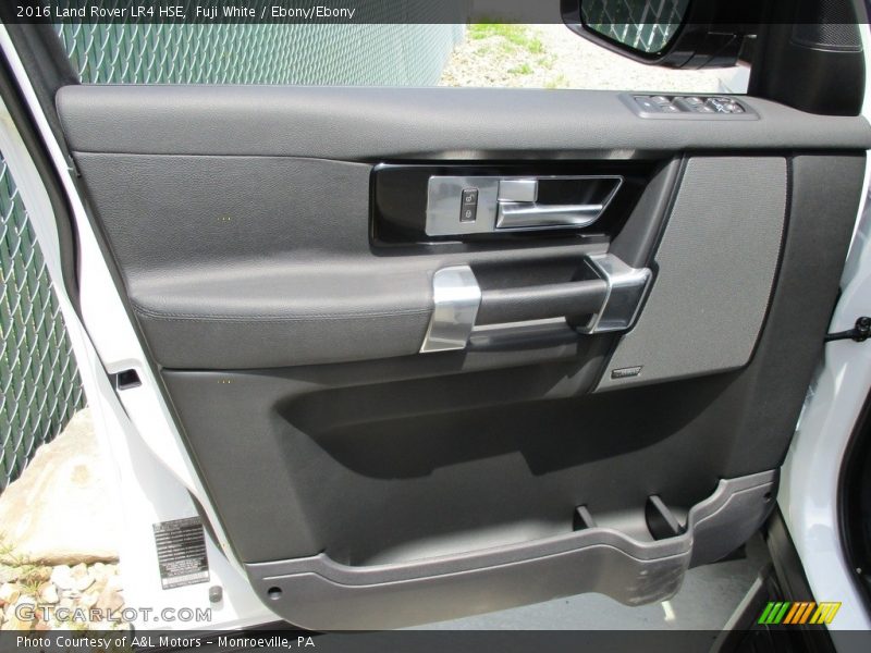 Fuji White / Ebony/Ebony 2016 Land Rover LR4 HSE