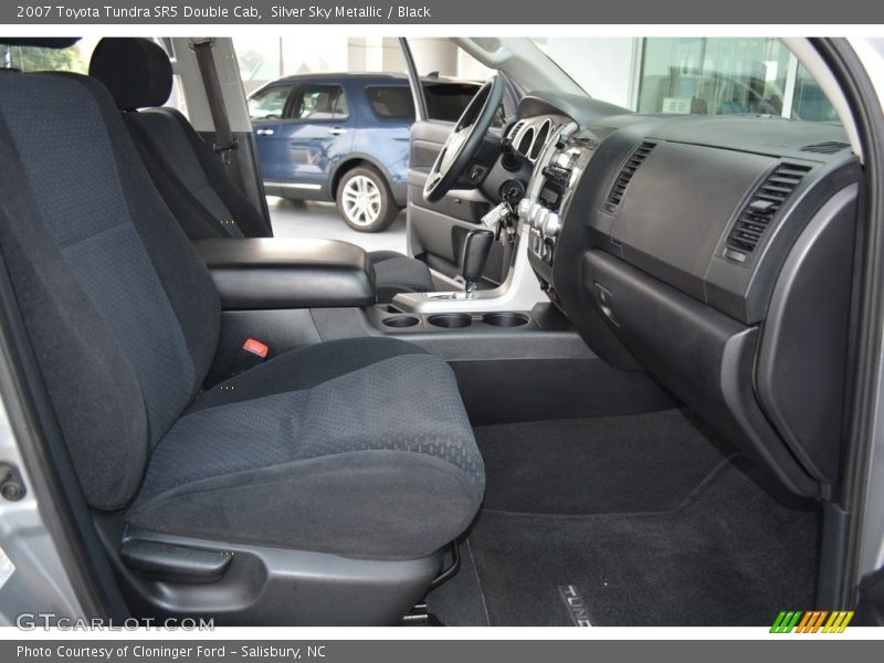Silver Sky Metallic / Black 2007 Toyota Tundra SR5 Double Cab