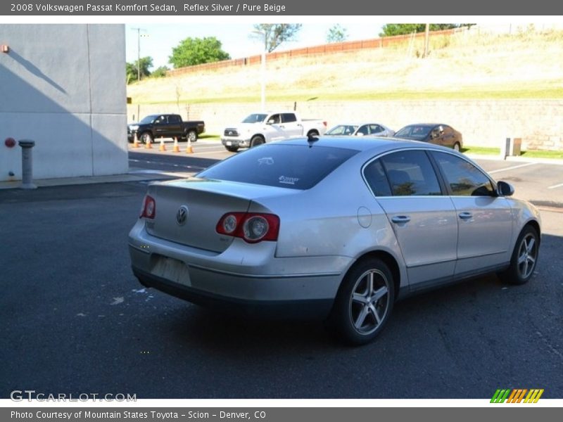 Reflex Silver / Pure Beige 2008 Volkswagen Passat Komfort Sedan