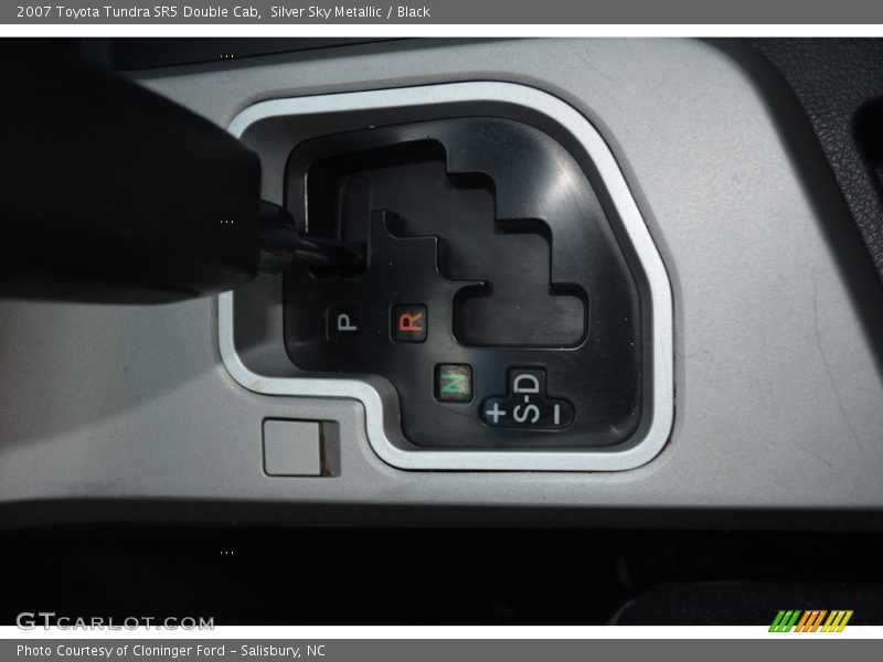 Silver Sky Metallic / Black 2007 Toyota Tundra SR5 Double Cab