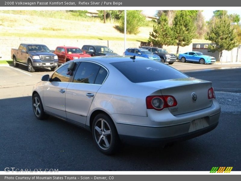 Reflex Silver / Pure Beige 2008 Volkswagen Passat Komfort Sedan