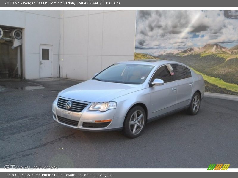 Reflex Silver / Pure Beige 2008 Volkswagen Passat Komfort Sedan