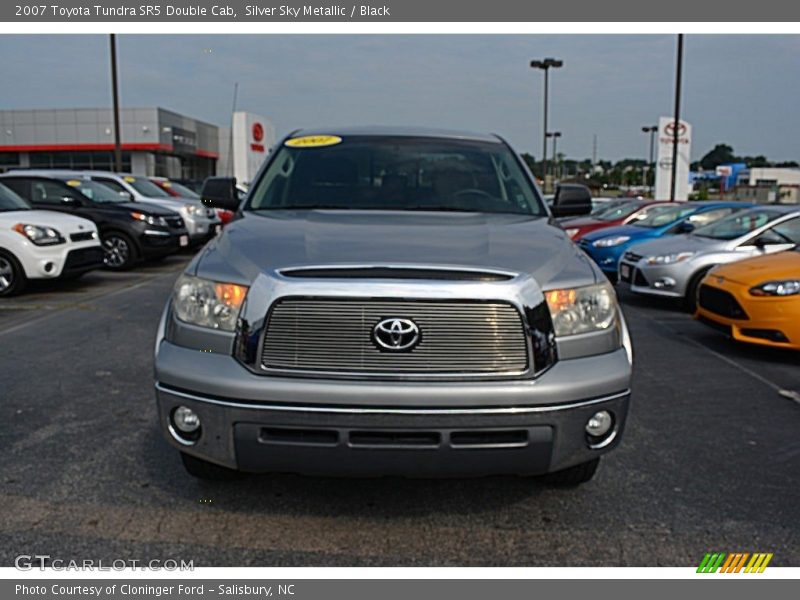 Silver Sky Metallic / Black 2007 Toyota Tundra SR5 Double Cab