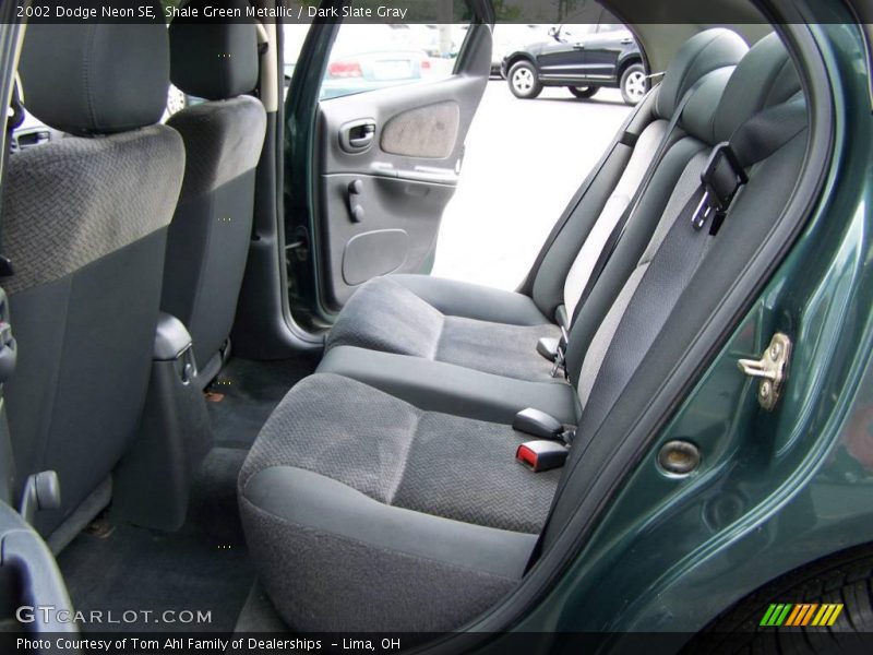 Shale Green Metallic / Dark Slate Gray 2002 Dodge Neon SE