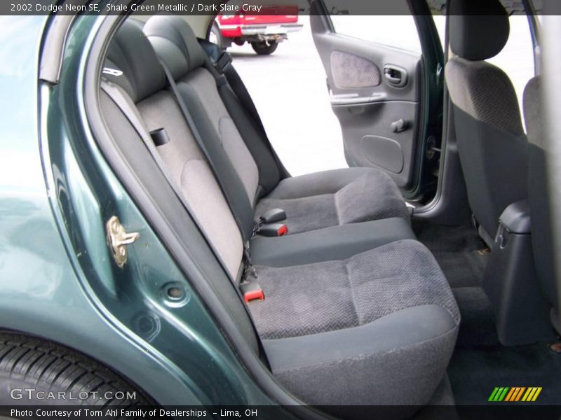 Shale Green Metallic / Dark Slate Gray 2002 Dodge Neon SE
