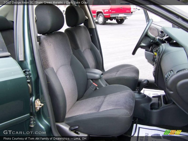 Shale Green Metallic / Dark Slate Gray 2002 Dodge Neon SE