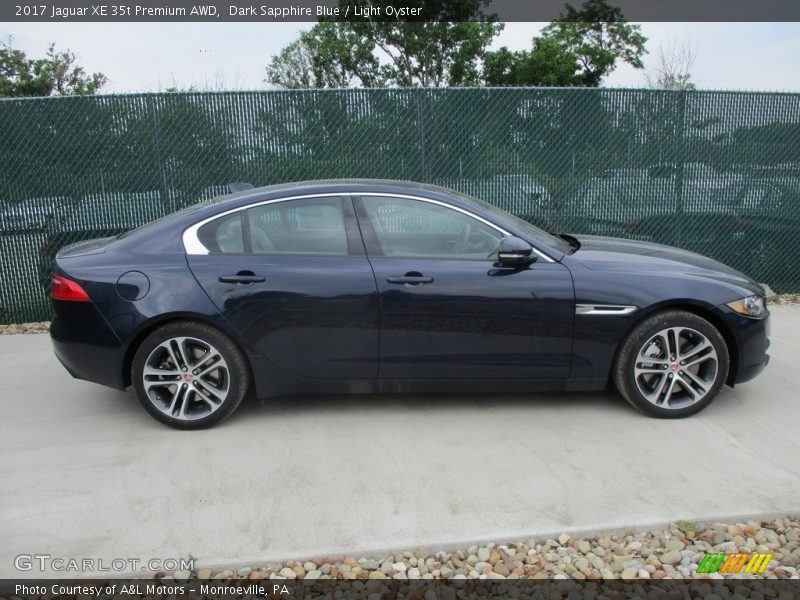 Dark Sapphire Blue / Light Oyster 2017 Jaguar XE 35t Premium AWD