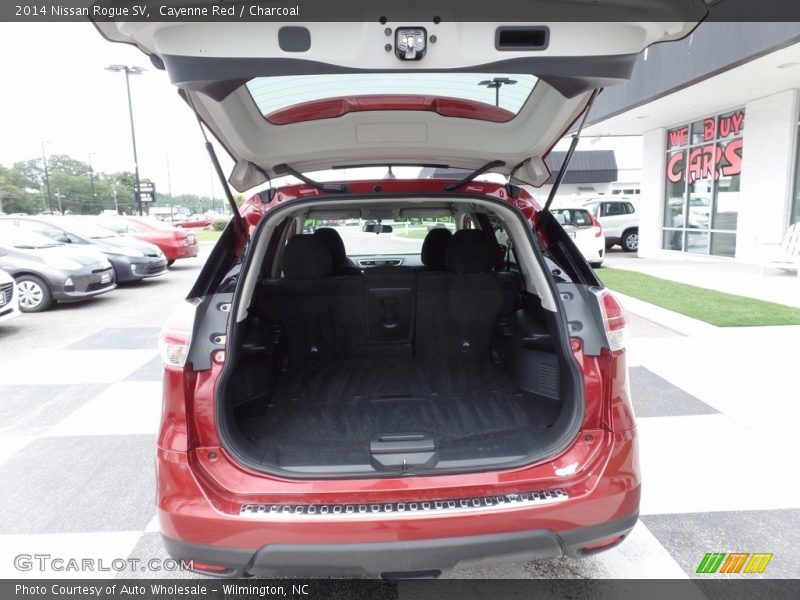 Cayenne Red / Charcoal 2014 Nissan Rogue SV