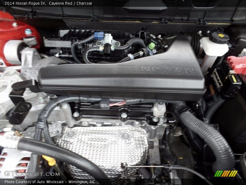 Cayenne Red / Charcoal 2014 Nissan Rogue SV