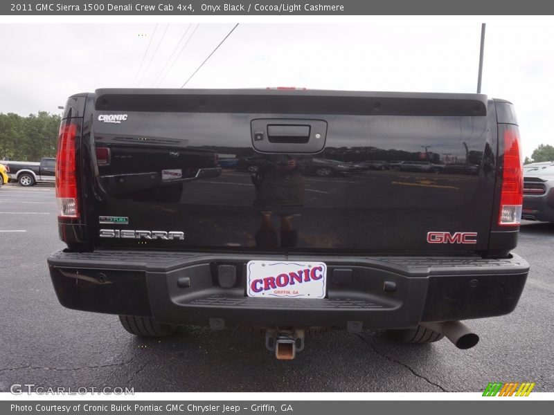 Onyx Black / Cocoa/Light Cashmere 2011 GMC Sierra 1500 Denali Crew Cab 4x4