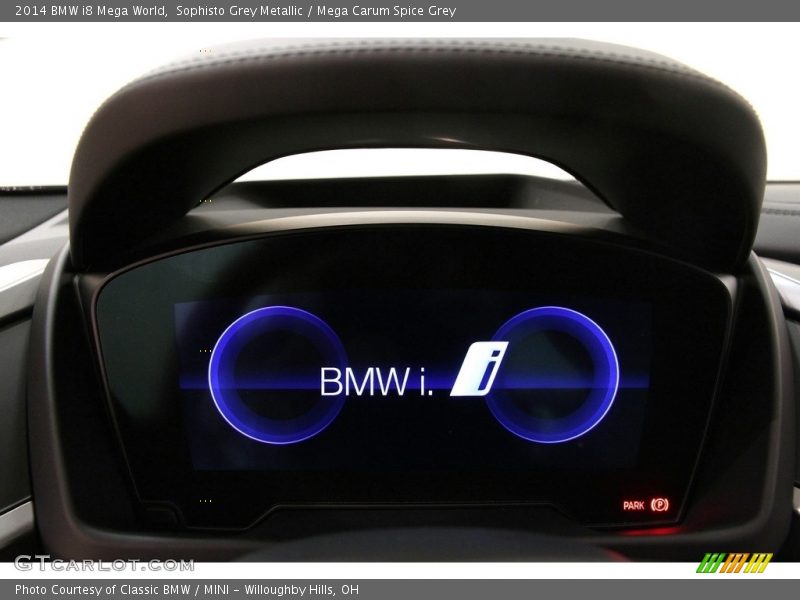Sophisto Grey Metallic / Mega Carum Spice Grey 2014 BMW i8 Mega World