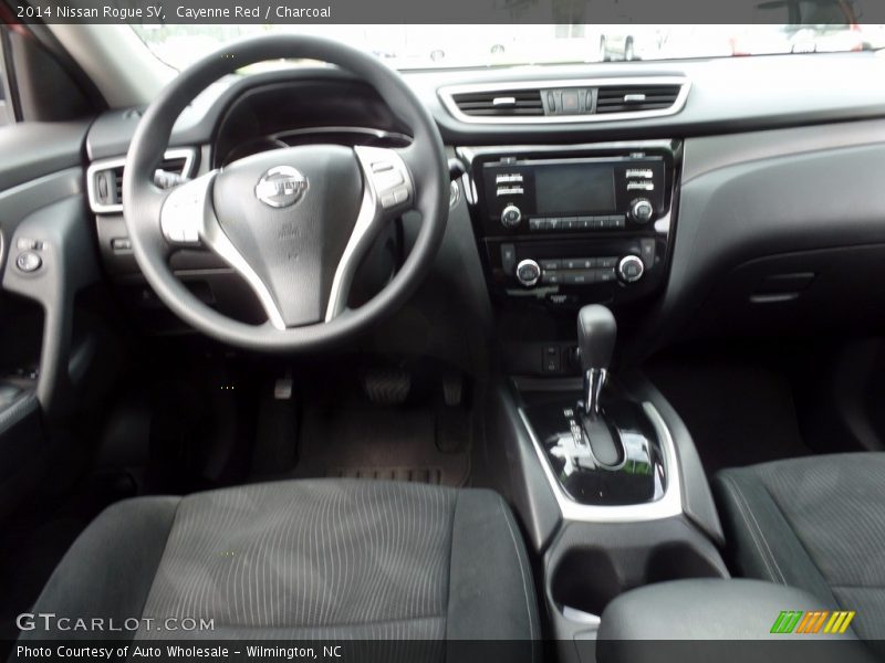 Cayenne Red / Charcoal 2014 Nissan Rogue SV