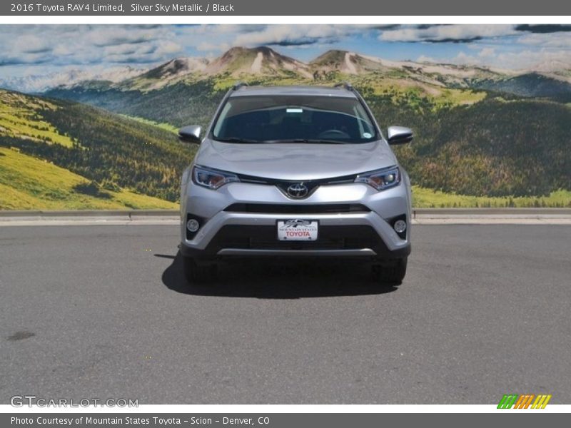 Silver Sky Metallic / Black 2016 Toyota RAV4 Limited