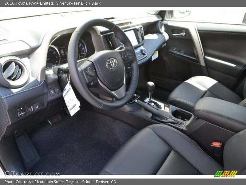 Silver Sky Metallic / Black 2016 Toyota RAV4 Limited