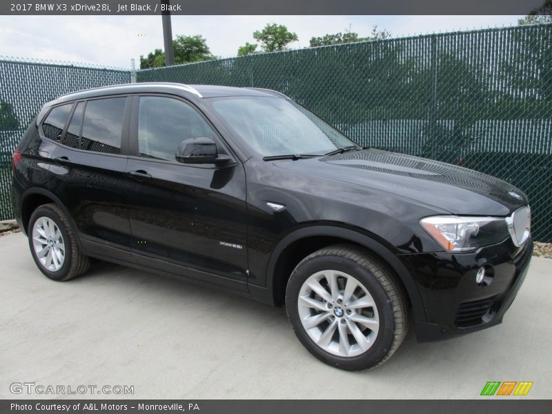 Jet Black / Black 2017 BMW X3 xDrive28i
