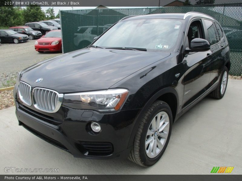 Jet Black / Black 2017 BMW X3 xDrive28i