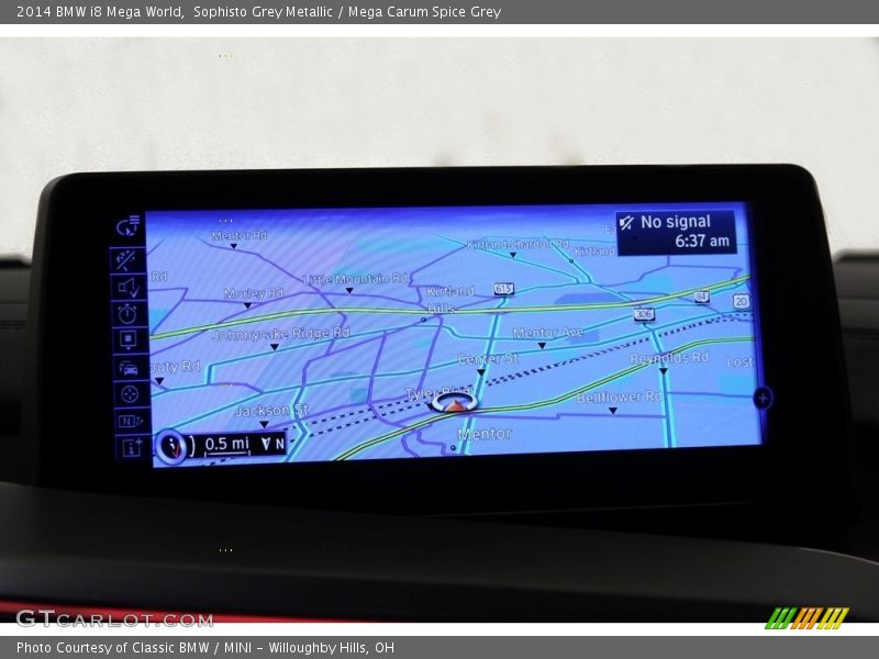 Sophisto Grey Metallic / Mega Carum Spice Grey 2014 BMW i8 Mega World