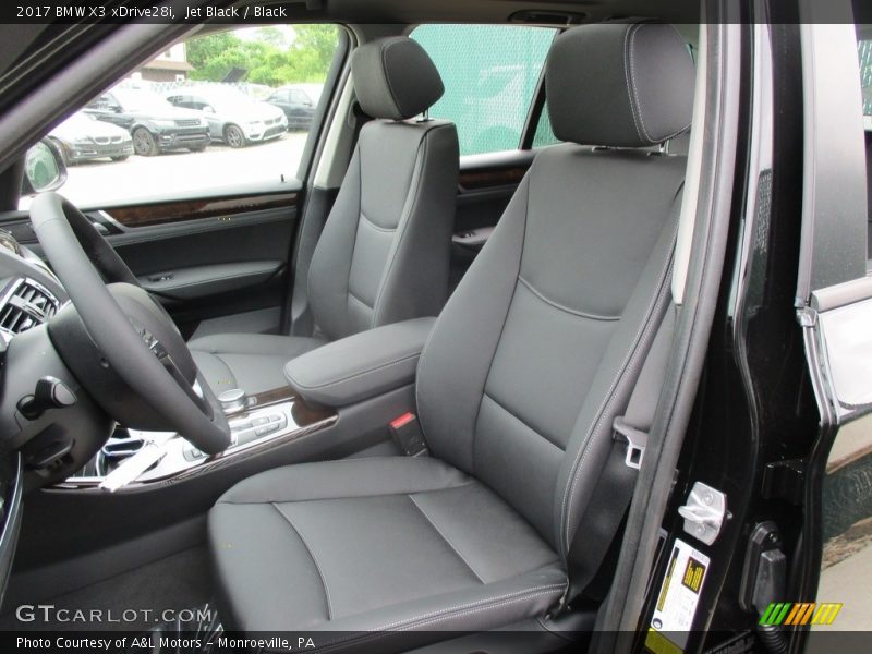 Jet Black / Black 2017 BMW X3 xDrive28i