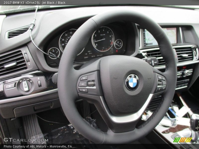 Jet Black / Black 2017 BMW X3 xDrive28i