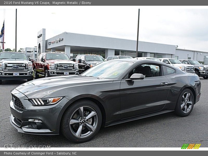 Magnetic Metallic / Ebony 2016 Ford Mustang V6 Coupe