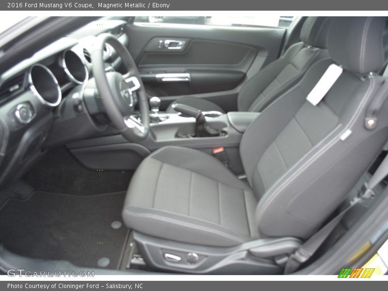 Magnetic Metallic / Ebony 2016 Ford Mustang V6 Coupe